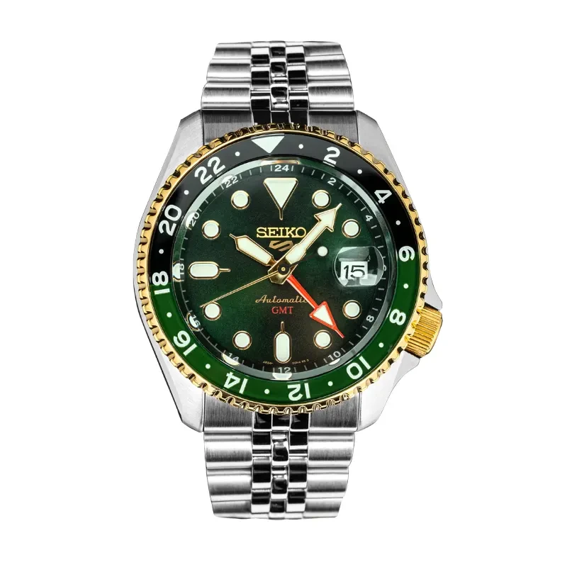 Seiko 5 Sports Forest Green Sunrise Dial Limited Edition Men’s Watch- SSK050K1